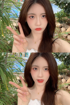 漂亮的美女没有穿衣
